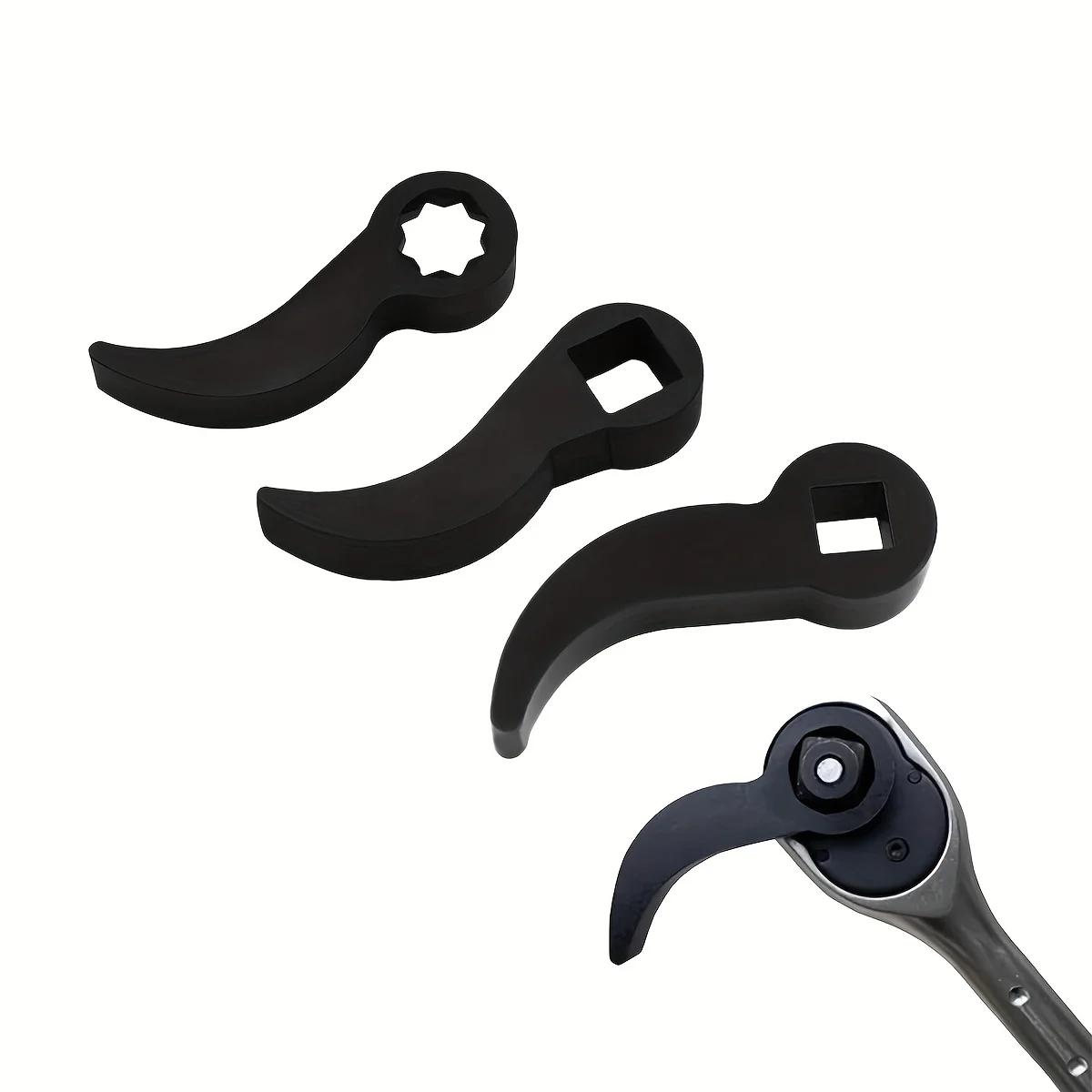 3pcs High-Strength Pry Bar Adapters - 1/2