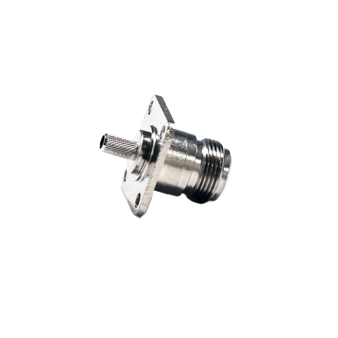 1PC N Type Female Jack Panel Mount RF Coax Connector Crimp  For RG58 LMR195 Coaxial Cable Wholesale