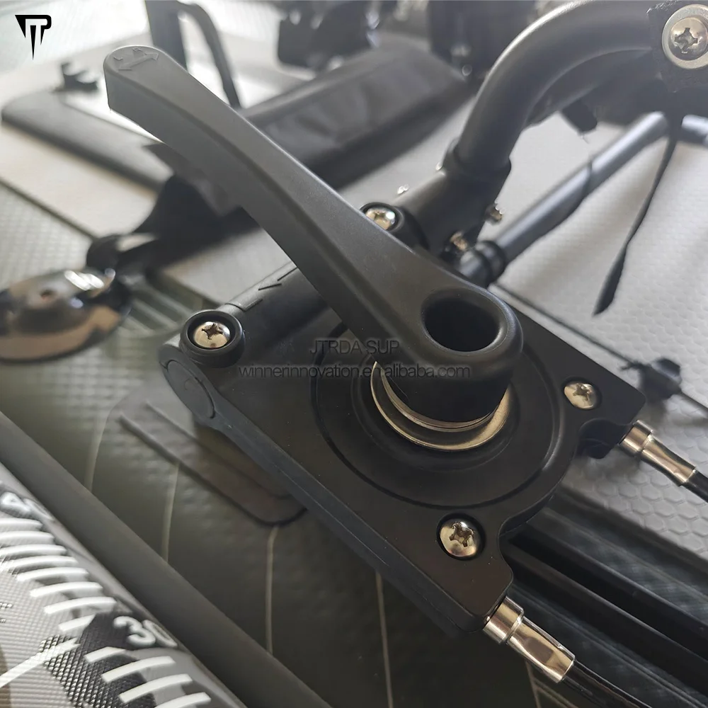 JTRDA 2024 New Inflatable Kayak Pesca Con Pedal Drop Stitch Fishing Kayak Fishing With Pedal Kayak Con Padel Drive System view 4