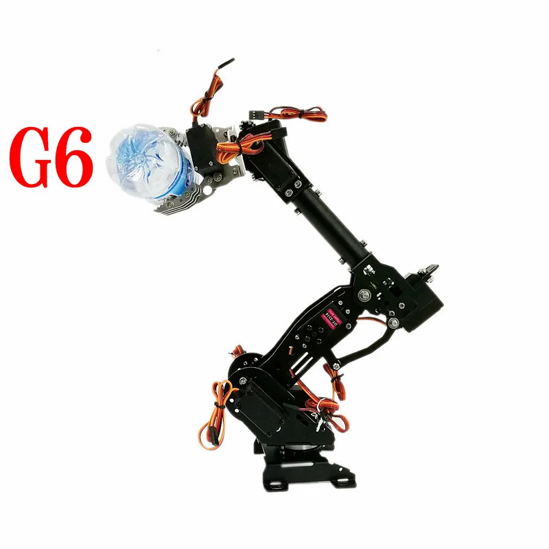 1 Dof G6 Metall Roboter Arm Greifer 150mm DIY Kit Mechanische Klaue Klemme Mit Servo MG996 RC Roboter Arm Ecucational DIY Für Arduino – Detail 7