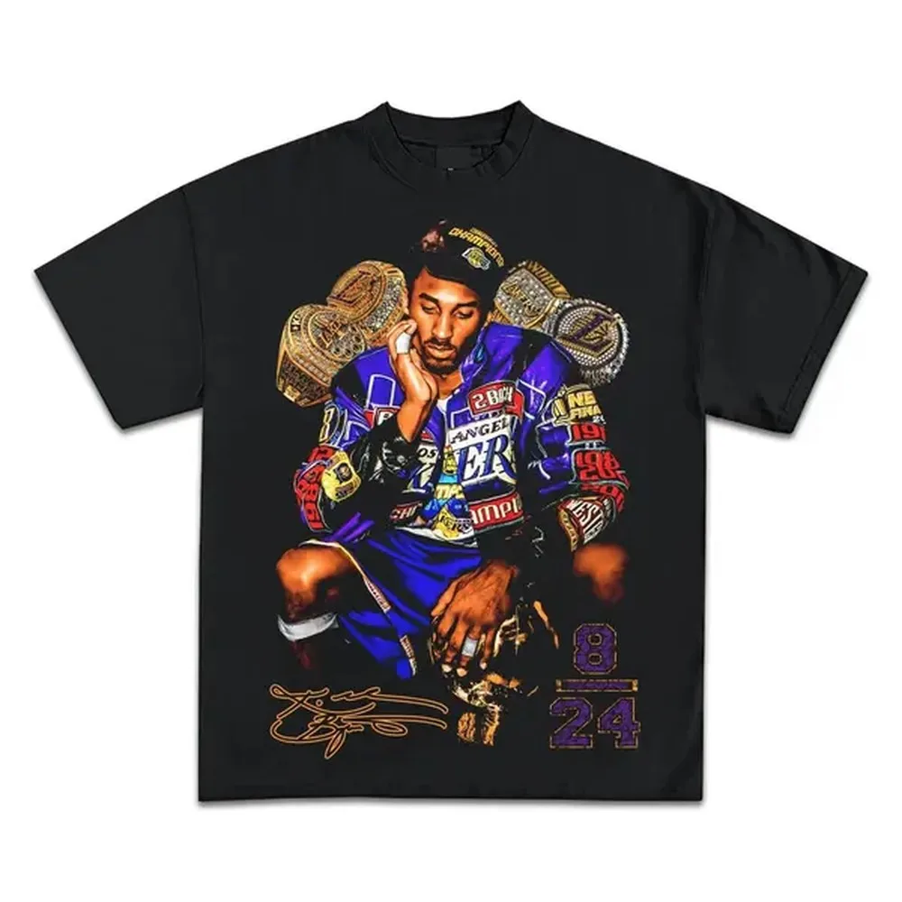Kobe Bryant Jumbo Graphic Bootleg Tee Streetwear Shortsleeve