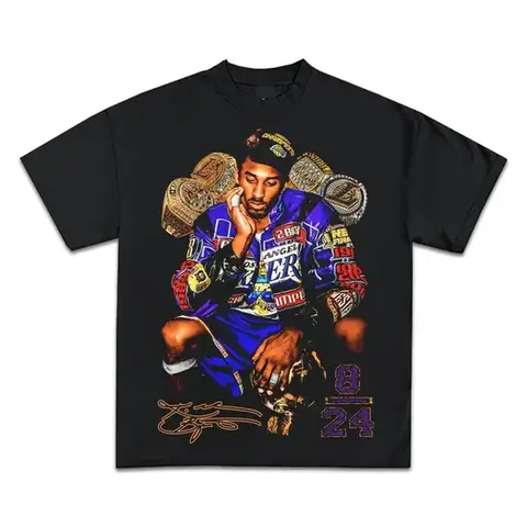 Kobe Bryant Jumbo Graphic Bootleg Tee Streetwear Shortsleeve