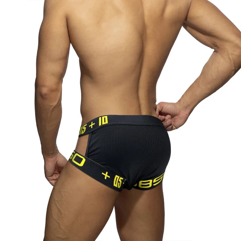 3pcs Men's Color Block Cotton Briefs Soft Breathable Comfortable Underpants for Daily Wear Sexy Spliced Design