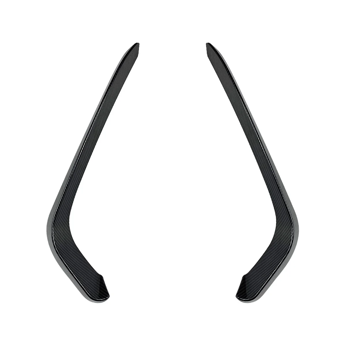 

Разветвитель переднего бампера автомобиля, спойлеры, утюжок, воздушный нож, объемная отделка для VW Passat B8, вариант R Line 2016-2020, углеродное волокно