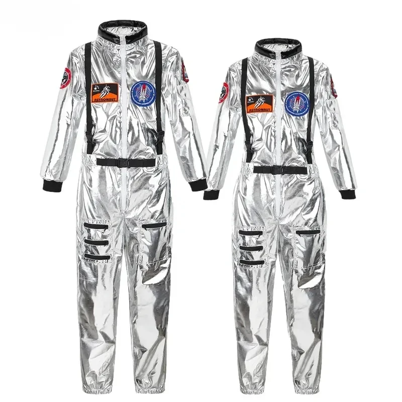 

★Halloween Cosplay Costume Astronaut Space Suit for Adult s Zipper Couple Flight Jumpsuit Plus Size Unifor 2026 New ♥Look Me ←_←