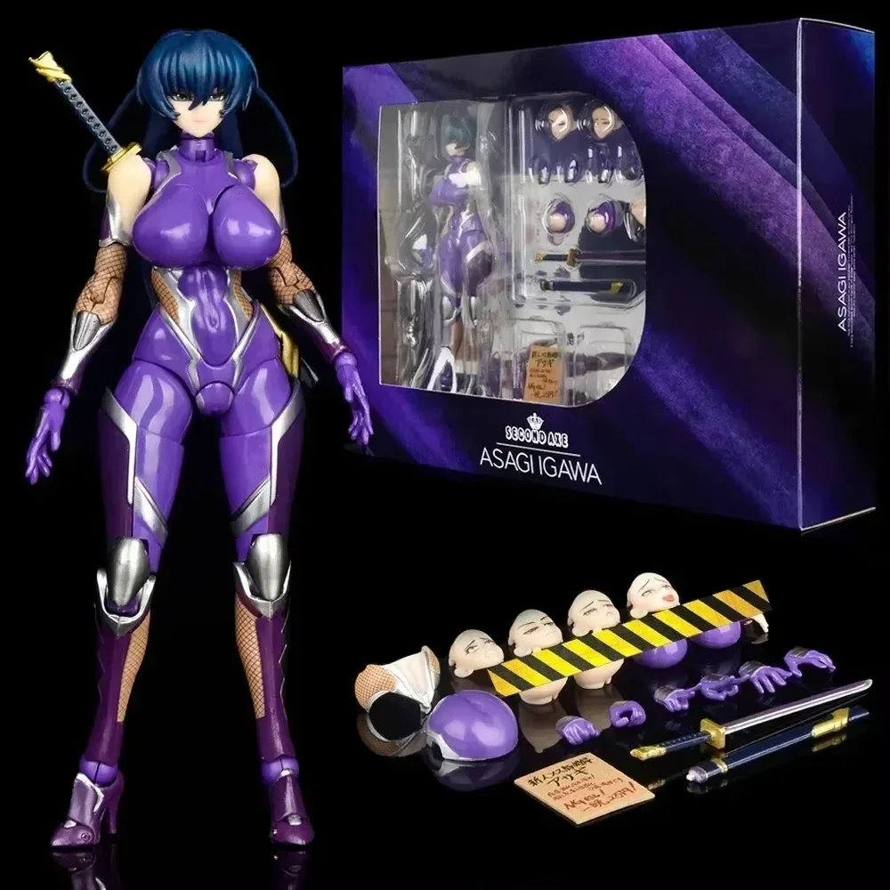 

Фигурка Second Axe Asagi Igawa из серии Taimanin: Native Rocket Boy, подвижная статуэтка из ПВХ, коллекционная модель, праздничный подарок, игрушка