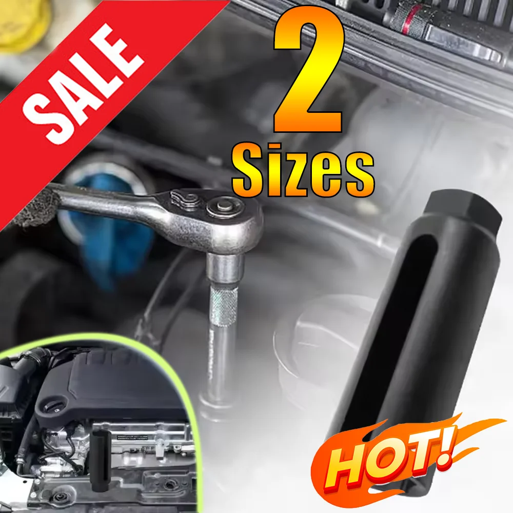 Oxygen Oxygen Vacuum Oxygen Sensor Removal Plug Multi-size Cars Black Narrow Port Kit 8mm Slot CR-V Steel Auto Repair Tool