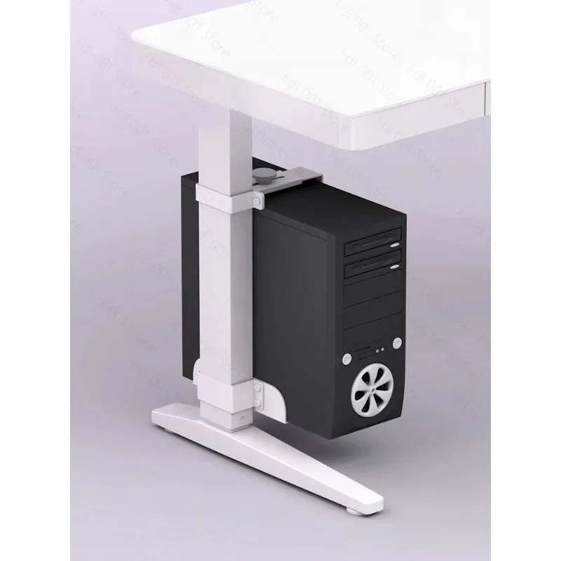 Lifting Table Special Computer Host Rack, Split Hanging Chassis Bracket Desk Under Mount Host Hanger