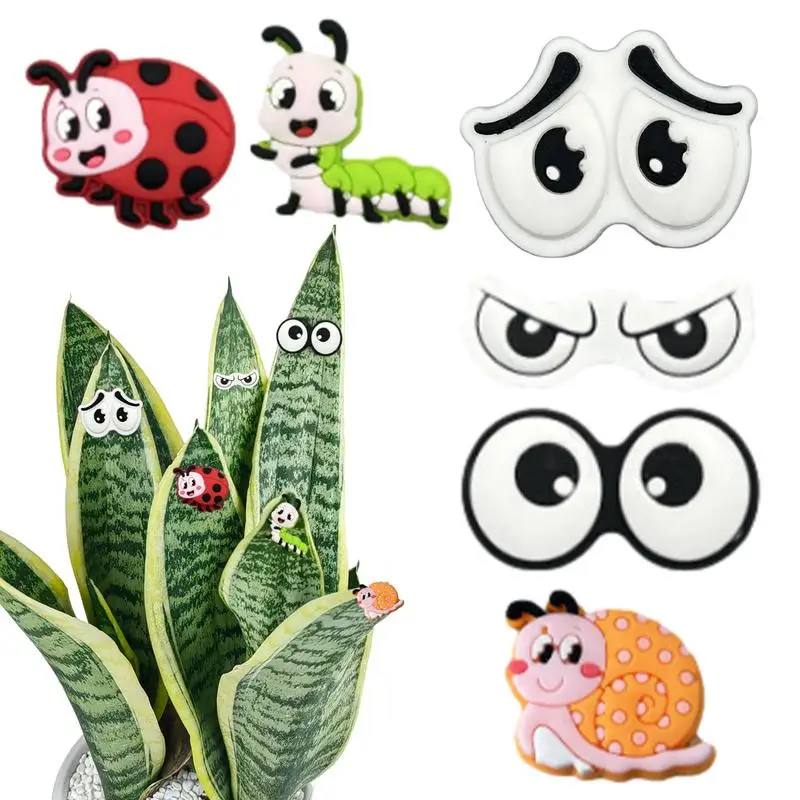 Plant Eyes For Indoor Planten 6 Stuks Plant Veilige Magneten Decor Grappige Plant Oogmagneten Voor Gebruik Binnenshuis Plant Liefhebber Geschenken Voor