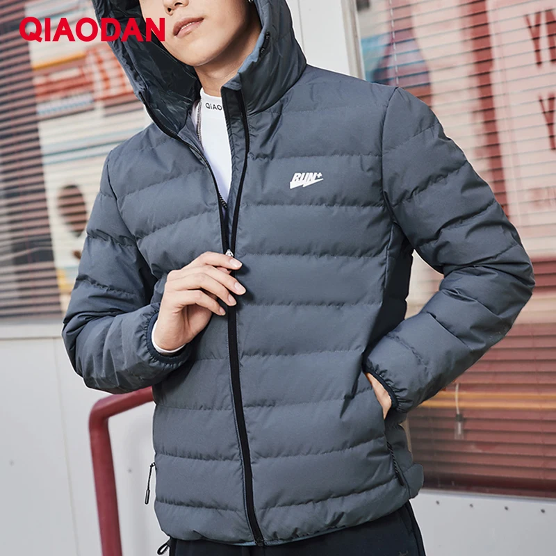 QIAODAN – doudoune de Sport pour homme, manteau épais, résistant au vent, chaud, léger, décontracté, à la mode, nouvelle collection hiver 2023