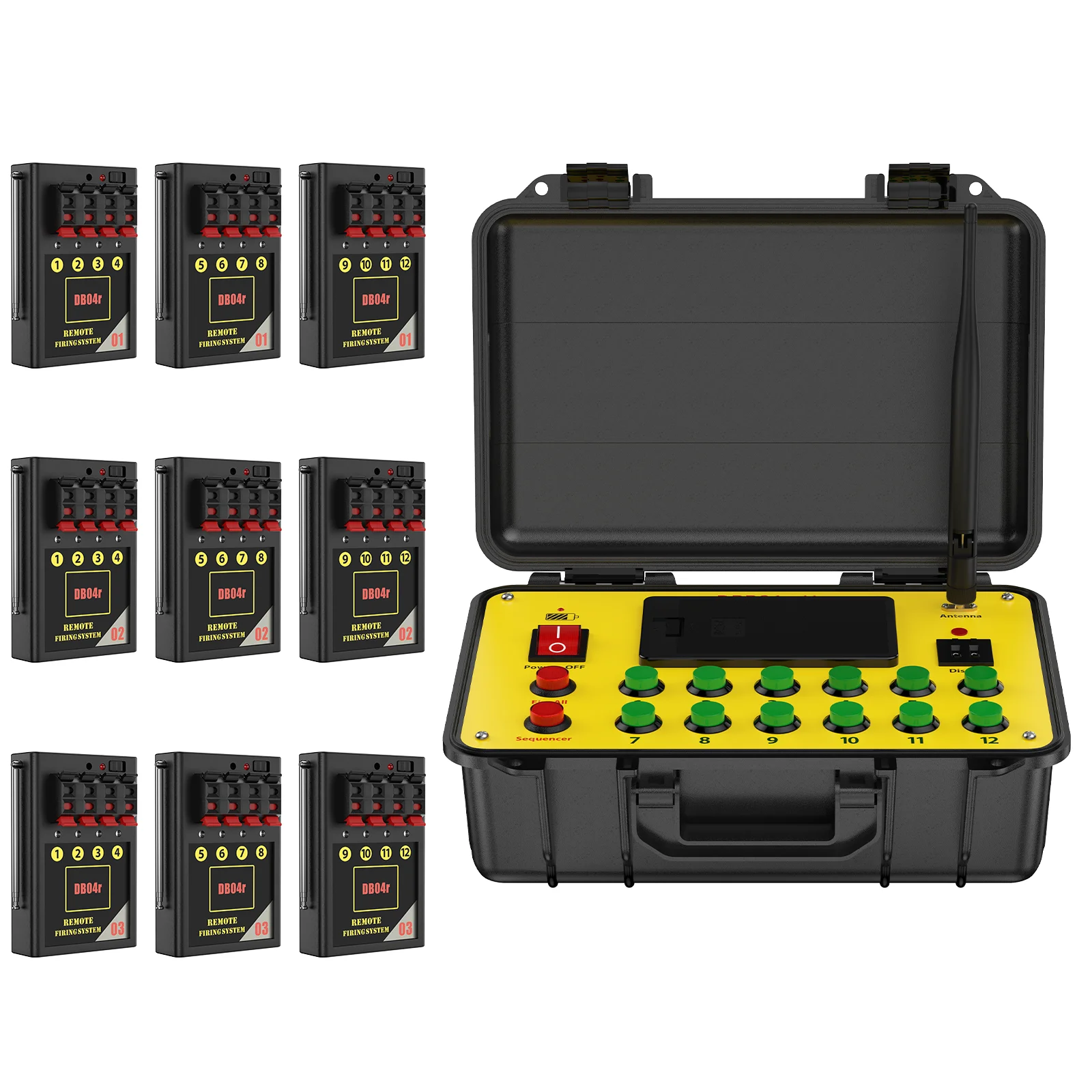 Yiflamefly Controller LED Lighting Controller for SLarge fireworks event