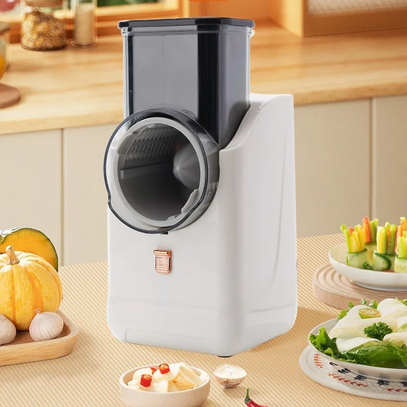 Multifunctional Electric Kitchen Vegetable Cutter, Labor-saving Slicer Shredder for Potato Carrot Onion Home Food Chopper view 2