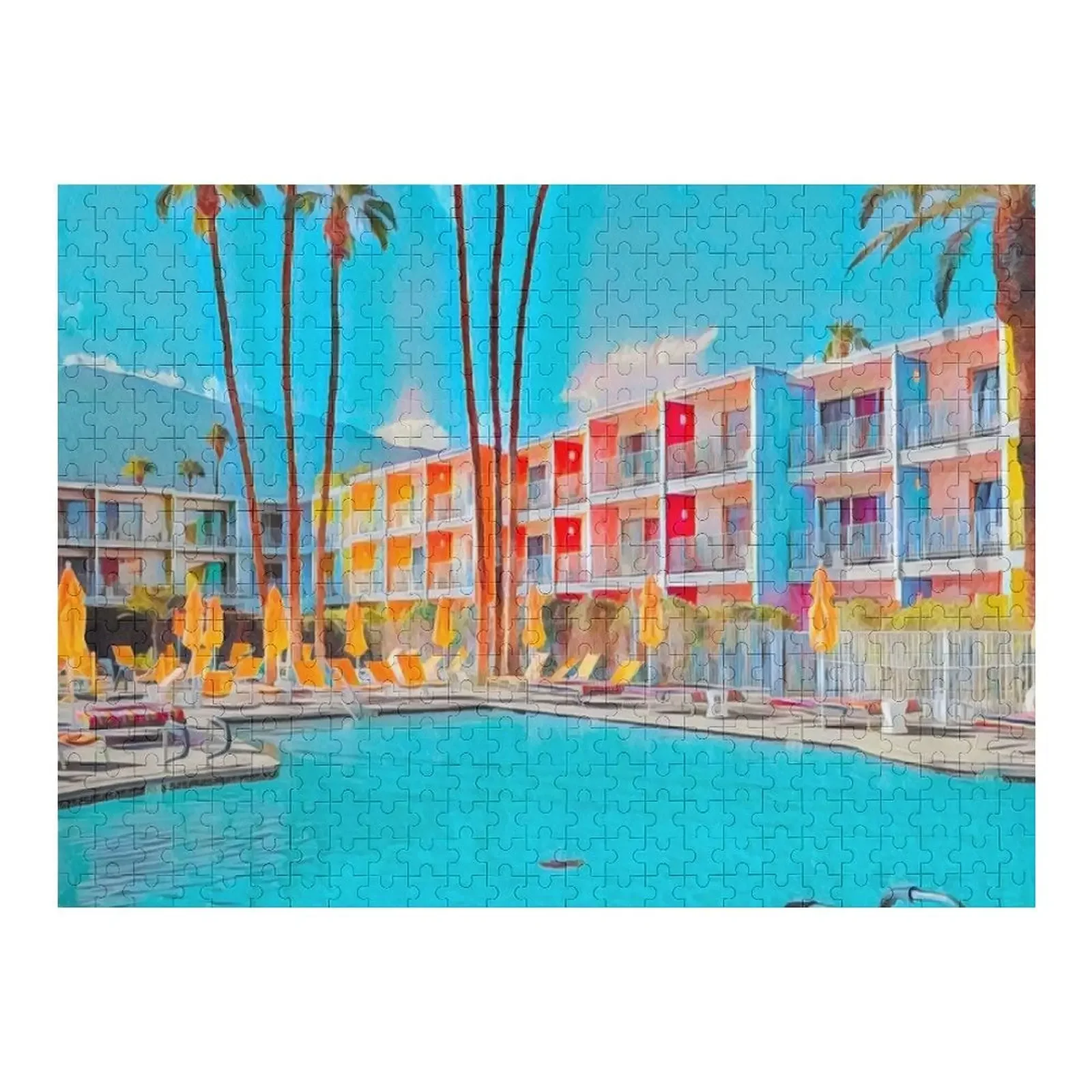 

Palm Springs Holidays Jigsaw Puzzle Personalized Toy Woodens For Adults Customized Toys For Kids Jigsaw Custom Puzzle