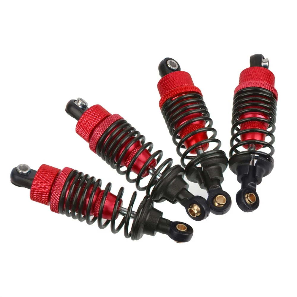 Juego de amortiguadores de piezas de aleación de aluminio, 4 XV-01, para Tamiya TA03, TA02, TA01, TA03F, XV01, WR-02/GF-01/WR-02CB, Redcat Racing