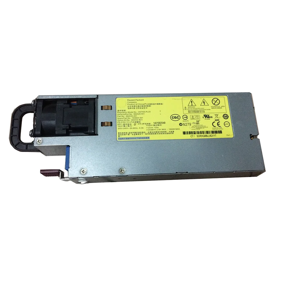 Server Power Supply DL580 G9 684529-001 684532-B21 704604-001 684530-002 HSTNS-PL33 1500W 100% Tested Before Shipping