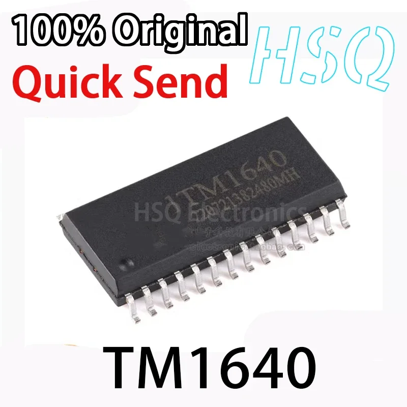 1 Uds Original TM1640 SOP-28 controlador LED IC de Control