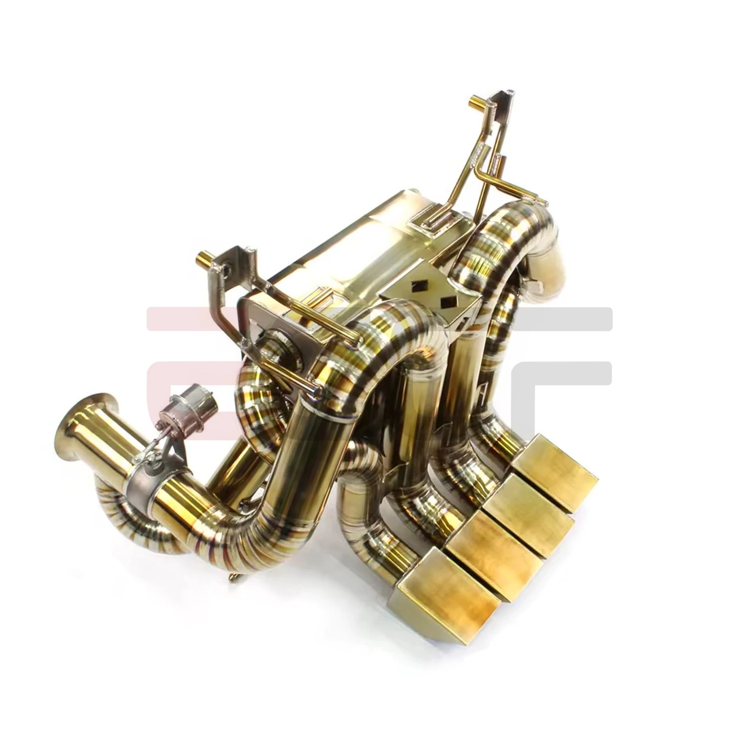 Sporty Titanium Complete exhaust system For Lamborghini LP750 6.5L V12 Plug and Play Performance Upgrade Easy Installation