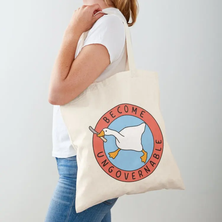 

Become Ungovernable Goose Tote Bag personalized tote bag Gift bag women shopper women