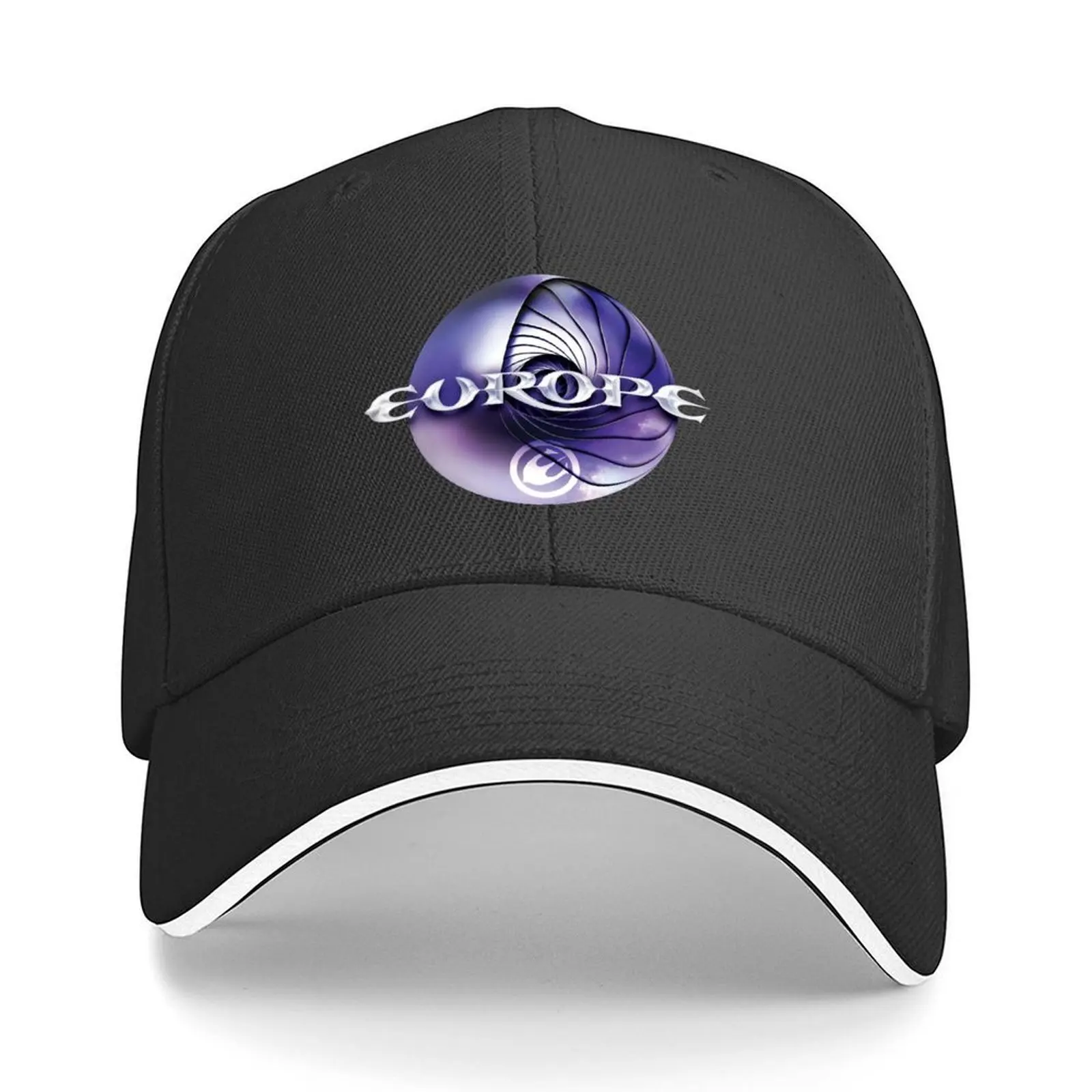 

Logo of European of the Europe and World Band Baseball Cap Funny hats Anime Hat Man Luxury Big Size Hat For Man Women's