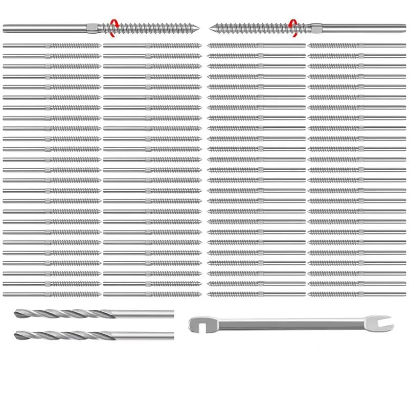 aee4-100-pack-t316-stainless-steel-1-8inch-right-left-handed-thread-swage-lag-screws-for-wood-post-of-steel-cable-railing-kit