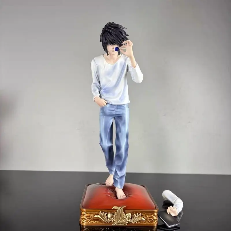 Anime Death Note L Lawliet Actionfigur PVC-Figur Statue Sammlermodell Schreibtischdekoration Geburtstagsgeschenk für Erwachsene Sammler