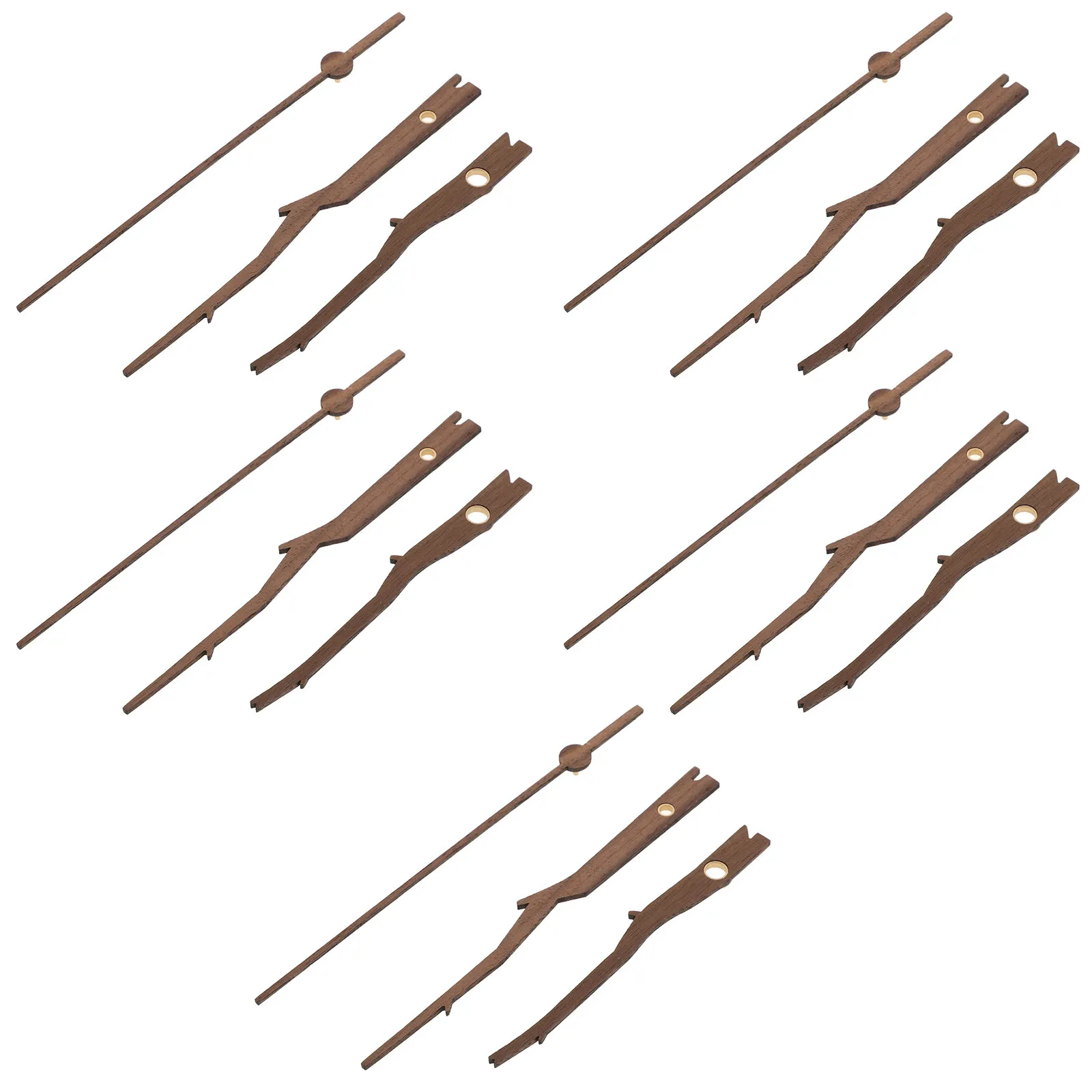 5Sets Wooden Clock Hands Excellent Durability Simple Installation Exquisite Design for DIY Wall Clock Repair Replacement view 6