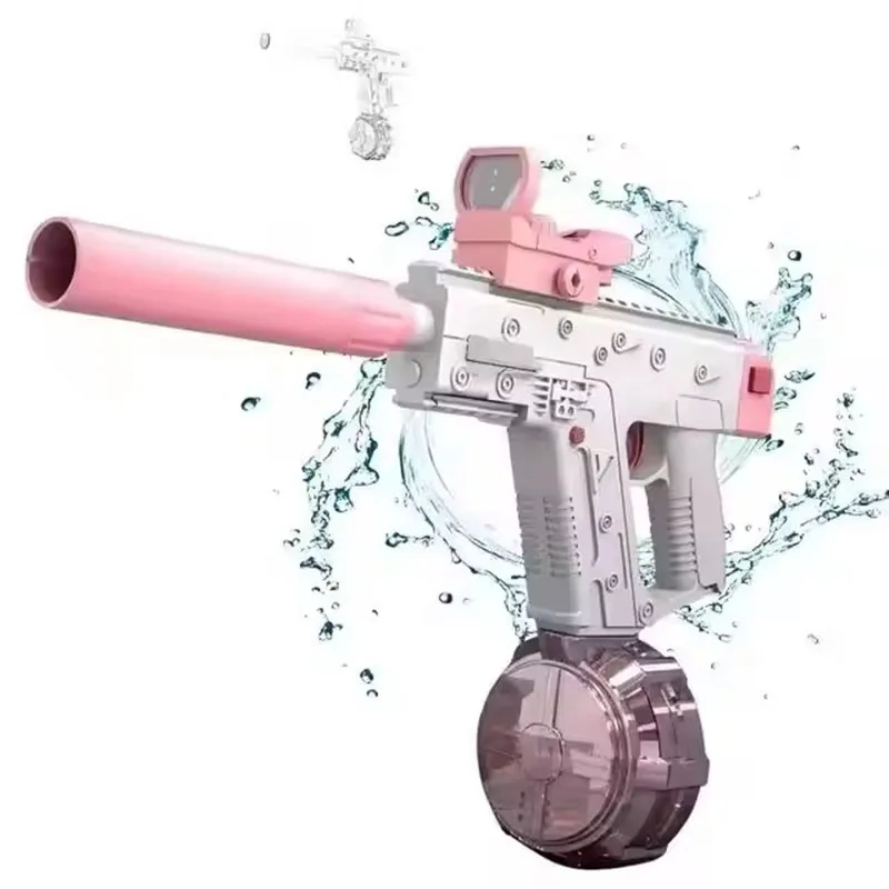 

Electric Long Vector Mag Fed Water Suiqrting Toy Gun Large Capacity Water Soaker Gun Toy for Summer