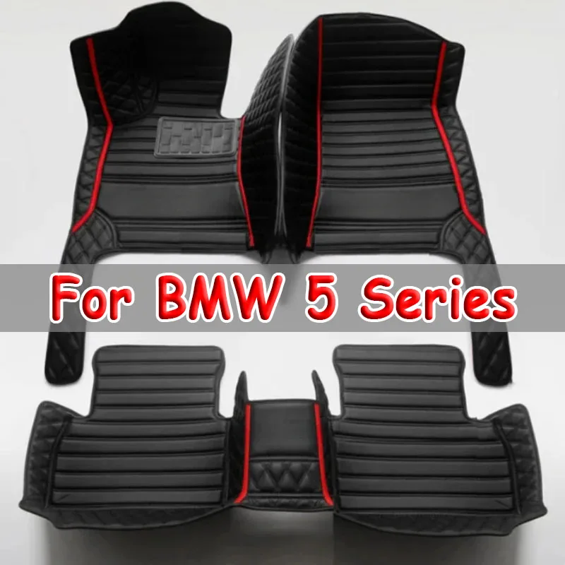 Car Mats Floor For BMW 5 Series E34 1988~1996 Waterproof Car Carpet Floor Mats Cubre Pisos Para Autos Car Accessories Interior