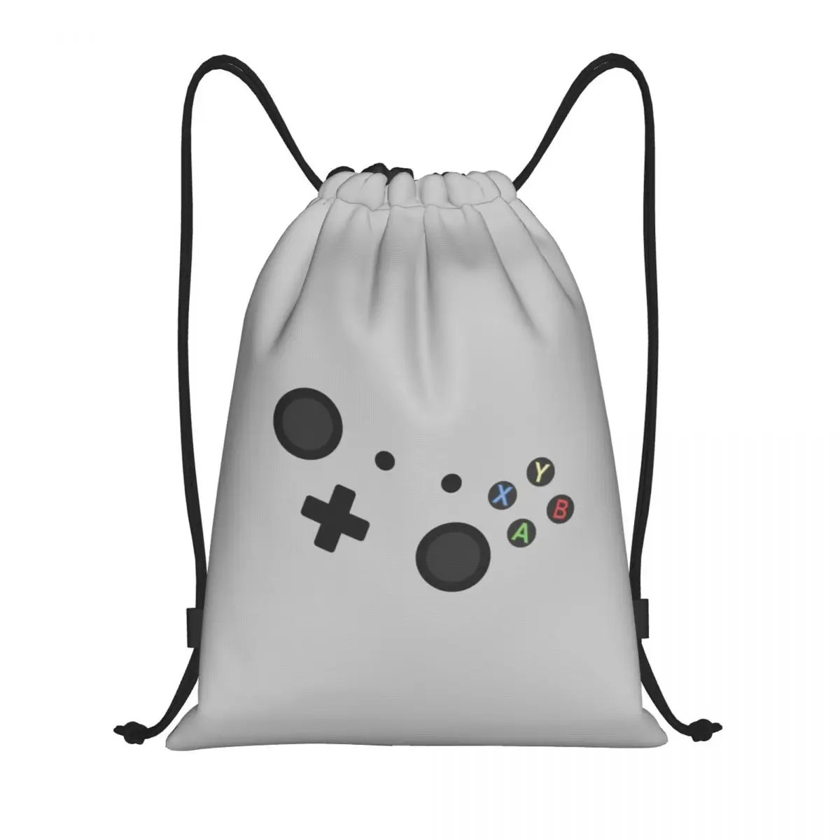 

Custom Gaming Gamer Controller Drawstring Backpack Women Men Gym Sport Sackpack Portable Retro Video Game Training Bag Sack