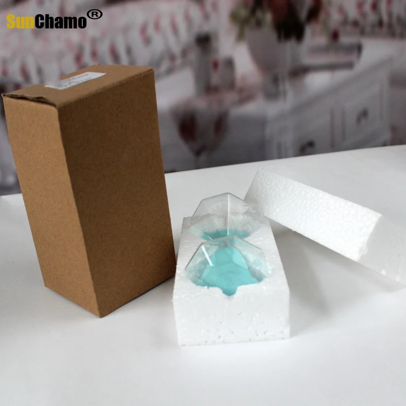 5 Minutes Transparent Glass Sand Watch Hourglass Creative Sandglass Diamond Styling Timer Clock Countdown Timing Home Decor image 3