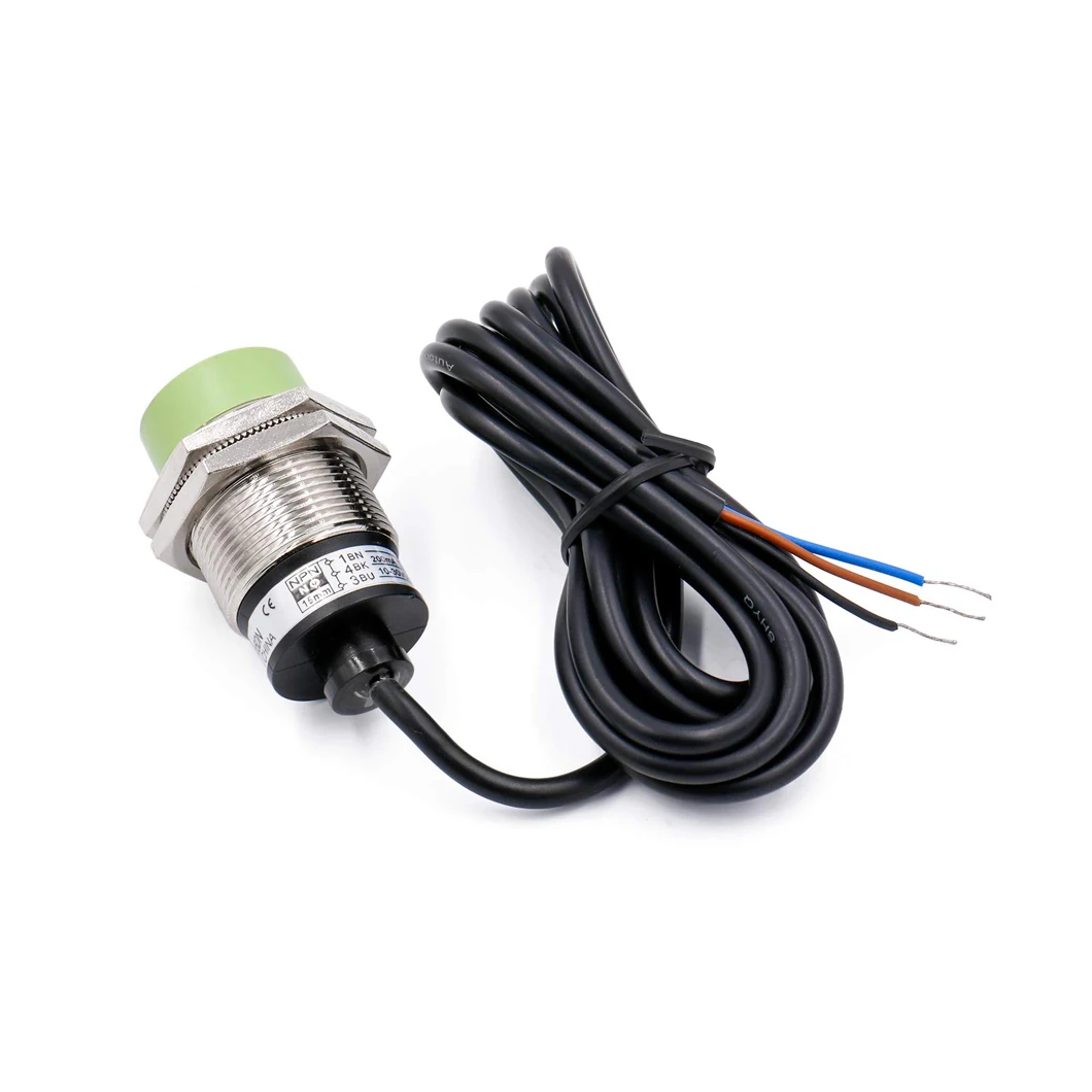 PR30-15 M30 Proximity Sensor Switch DC6-36V/AC110-220V Inductive Approach Sensor Switch 15MM Sensing Distance NPN/PNP Output