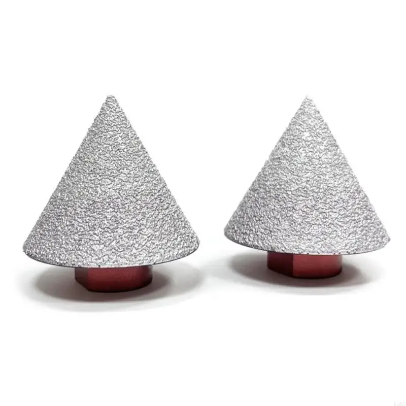 

E5BE 48mm Diamonds Chamfer Milling Bits Chamfering Finger Bit for Tile Ceramic Beveling Holes Trimming M14 Thread