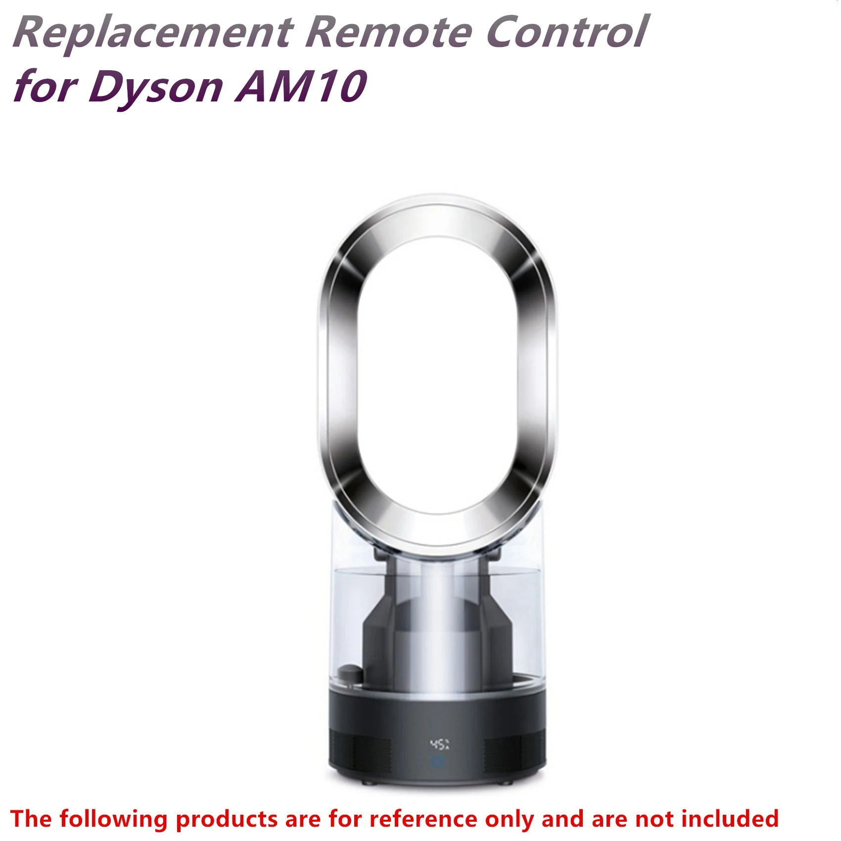 Substituição do controle remoto para Dyson AM10, Ventilador do umidificador, Ventilador do purificador de ar, Prata