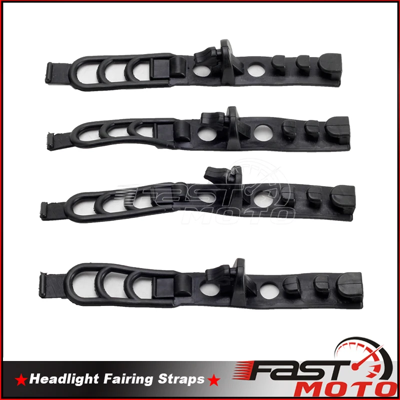 Dirt Bike Motocross 30-43mm Headlamp Fix Brackets Straps Holder Motorcycle Headlight Straps Headlight Fairing Rubber Straps MX