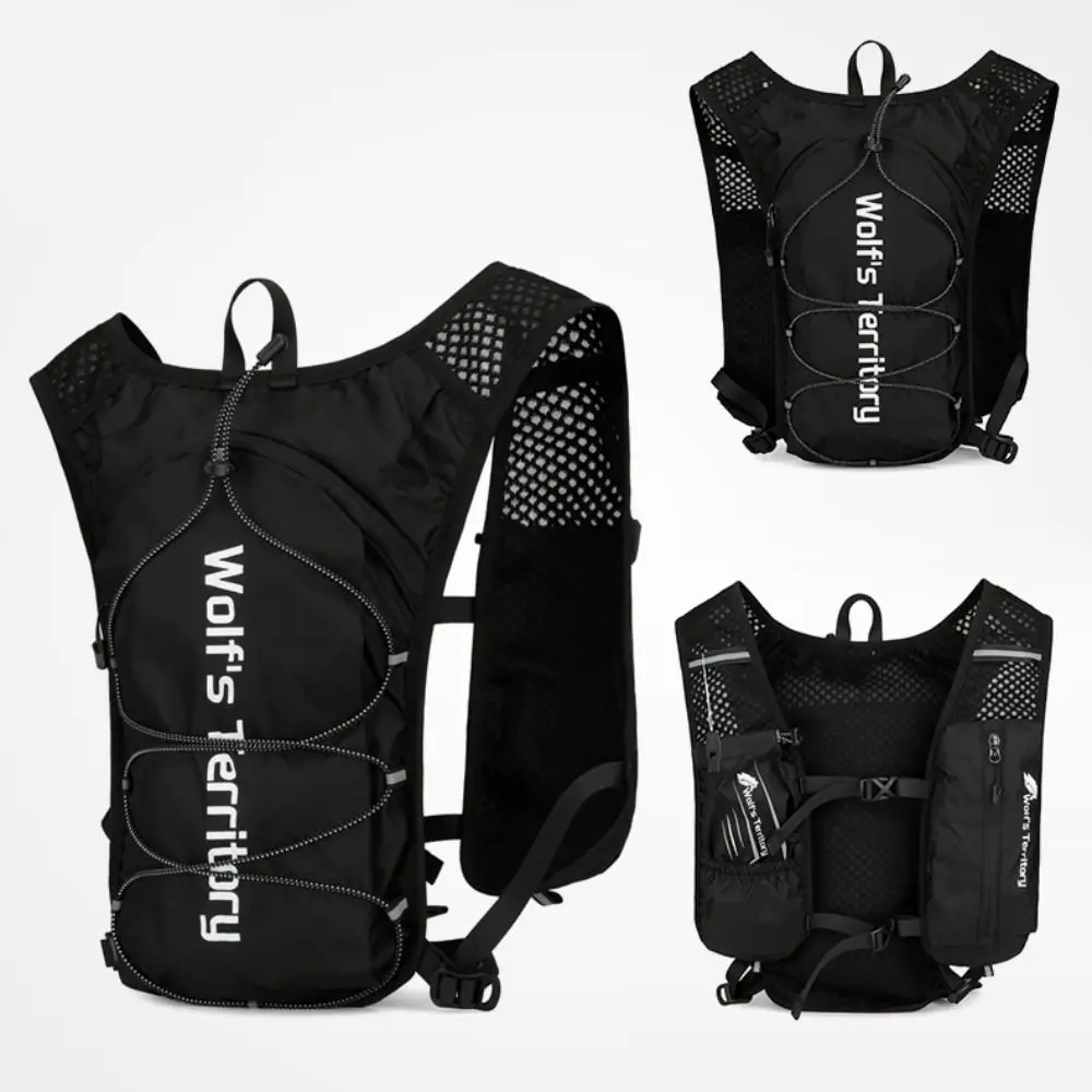 Waterproof Reflective Running Vest Pack Adjustable Multifunctional Running Hydration Vest Bag Convenient Breathable