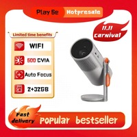 XGIMI Play 6e Portable Projector 600 CVIA Lumens Full HD 1080P Mini Projector Contrast Ratio 1000:1 Outdoor Cinema Projector