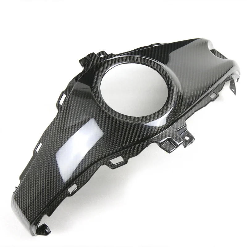 Acessórios de cobertura intermediária de combustível de fibra de carbono modificada para motocicleta R3