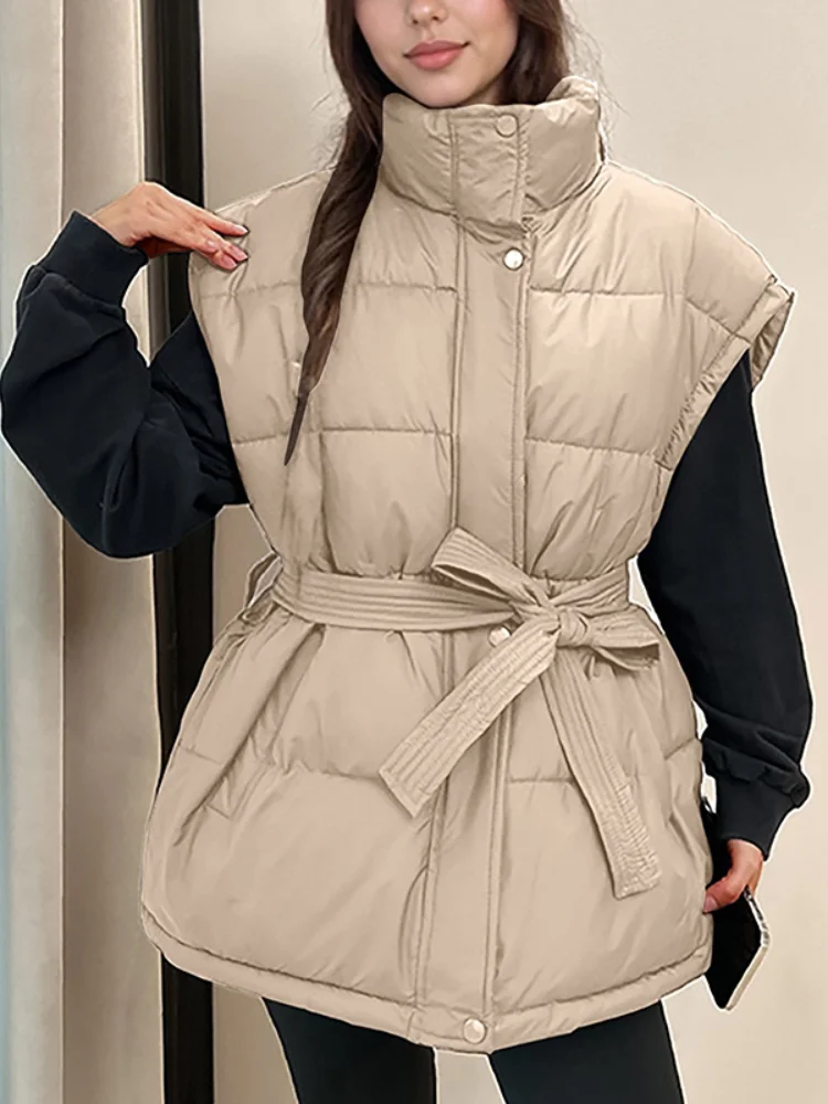 Chaleco de Algodón Elegante pa - Puffer Vest Fashion Women reseña y precio