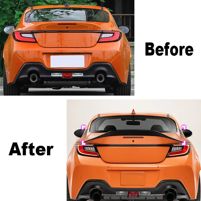 For Toyota GR86 Subaru BRZ 2022-2024 Car Tail Wing Fixed Wind Spoiler Body Kit Tuning Rear Wing Modified Decoration Accessories