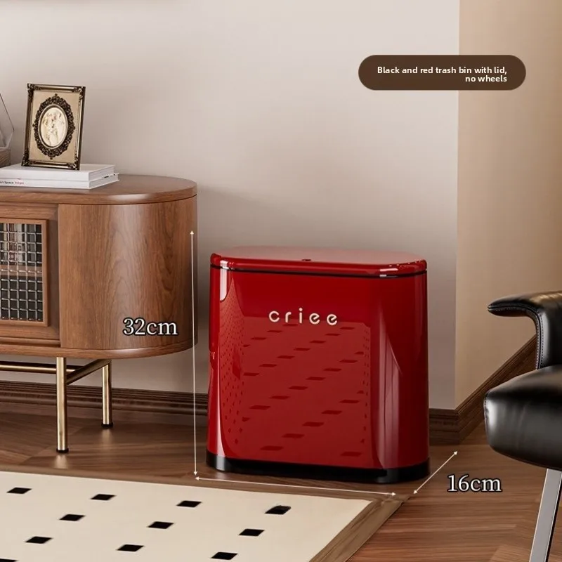 

Large Capaci Batoom Tra Can with Lid Toilet Waste Buet Home Use Hand Waing Room Garbage Bin Flip Cover Sanitary Barrel