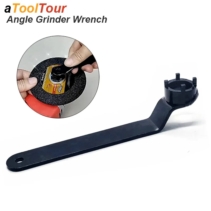 Angle Grinder Wrench Pin Key Spanner Manual Universal Plate Removal Lock Nut Flange Remover Repair Tool Accessories Type 100