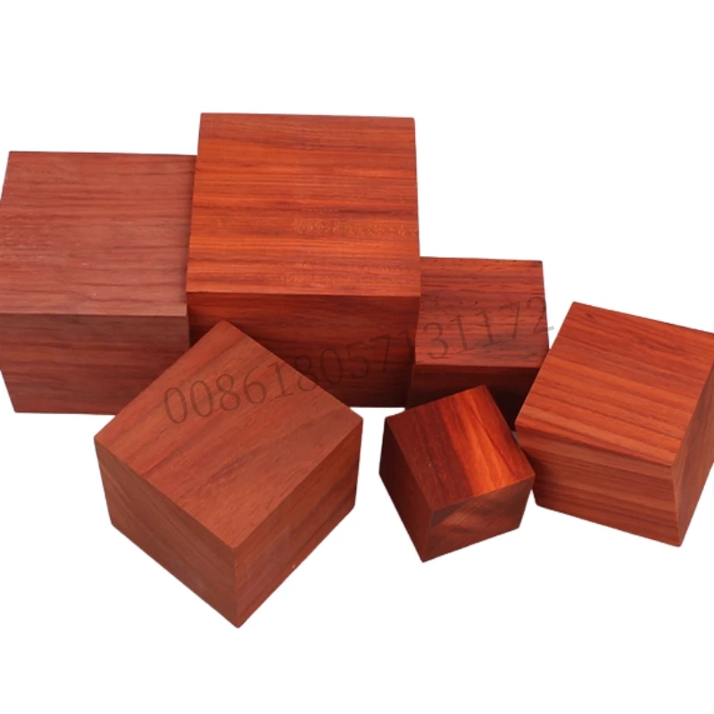 

Изготовленные на заказ кубические блоки из натурального дерева Bubinga, 1/2/4 шт., квадратная сторона от 30 мм до 120 мм, для деревообработки мебели своими руками