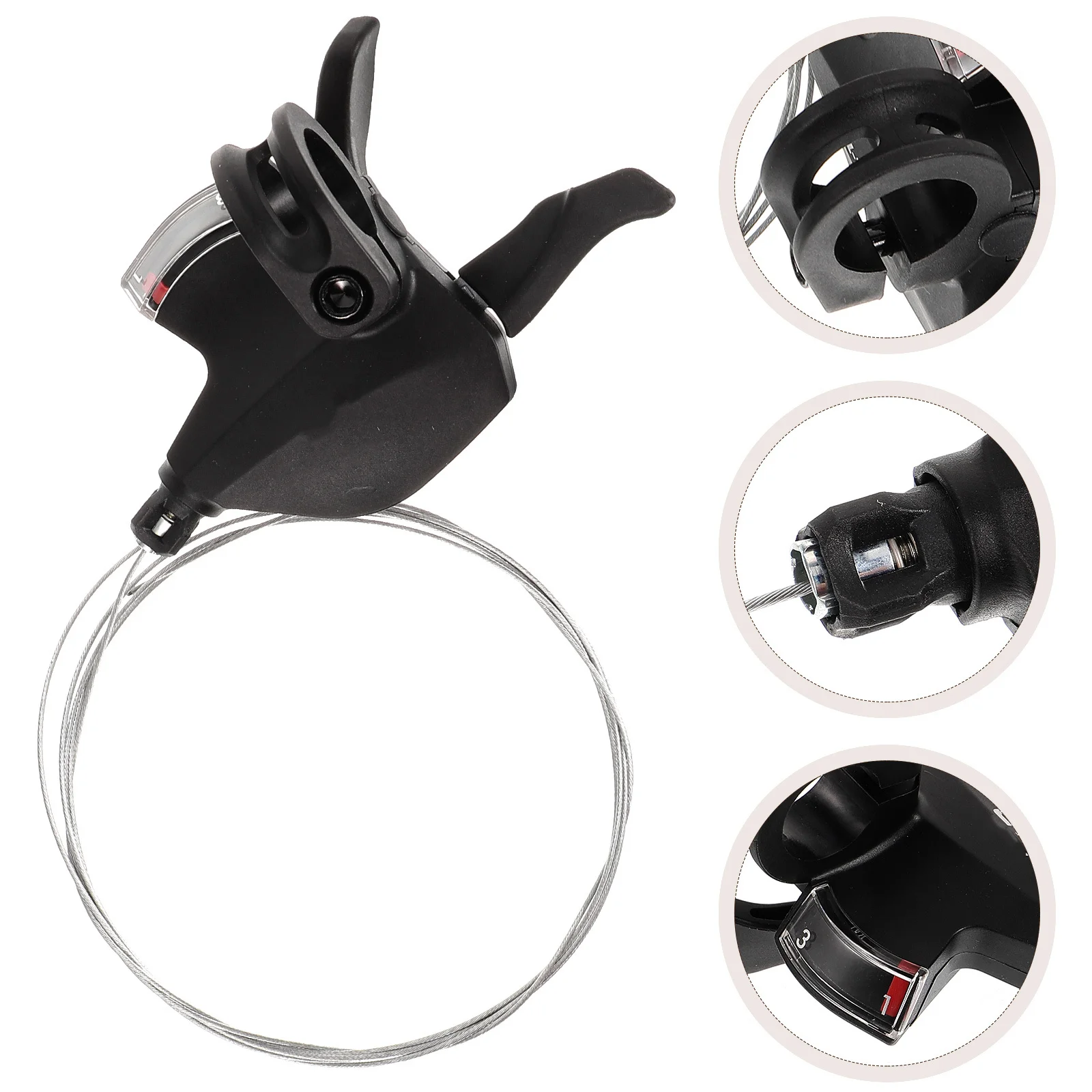 Mountain Bike Shift Lever Plastic Brake Handle Lightweight Bicycle Braking Part For Bike Gear Shifter Braking Lever