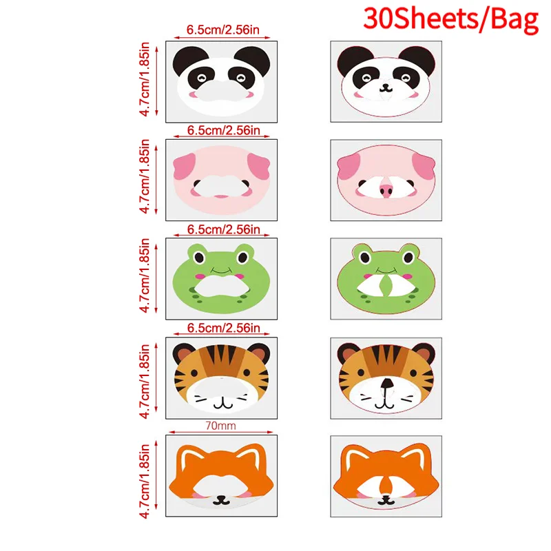 *30Sheets/Bag Anti-Snoring Stickers For Children Sleep Closed-mouth Stickers Breathing Correction Patch Shut Up Patch