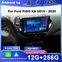 Android Car Radio For Ford FIGO KA 2015 - 2020 Auto Multimidia Player GPS Navigation Carplay Android Auto 2din DVD QLED Screen
