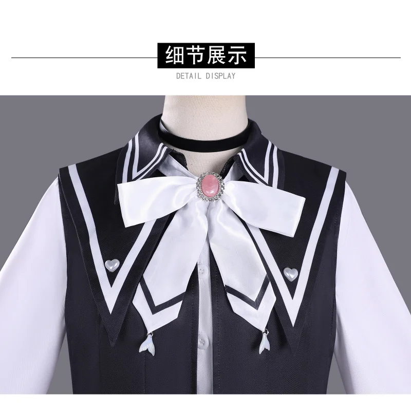 

Anime Magical Girl Witch Trials Sakuraba Ema Cosplay Costume Woman Cute JK Uniform Coat Hat Socks Tie Christmas Party Suit