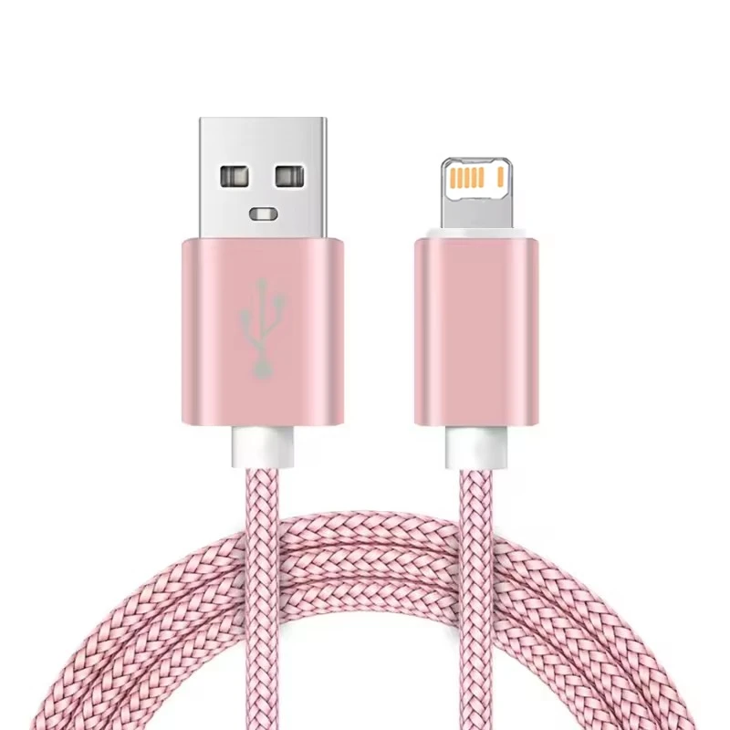 Fast Charging USB Cable For iPhone 13 12 11 Pro XS Max X XR 14 8 7 6S 6 Plus SE Nylon Braided Wire Quick Charge USB Data Cables