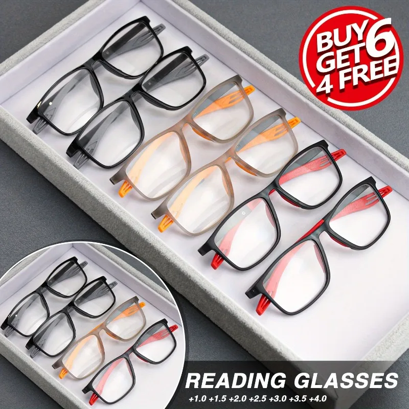 pacote-com-10-oculos-de-leitura-leves-e-antiderrapantes-para-computador-direcao-e-leitura-compre-6-e-ganhe-4-gratis-pequenos-duraveis-e-elegantes