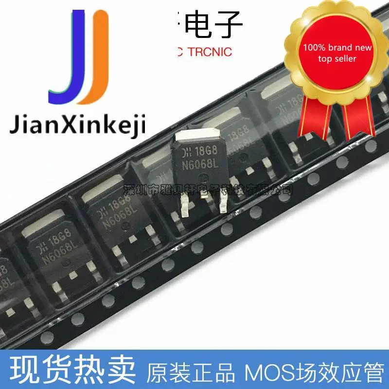 10pcs100% orginal new DMN6068LK3-13N channel 8.5A 60V MOS field effect tube patch TO252 N6068L in stock