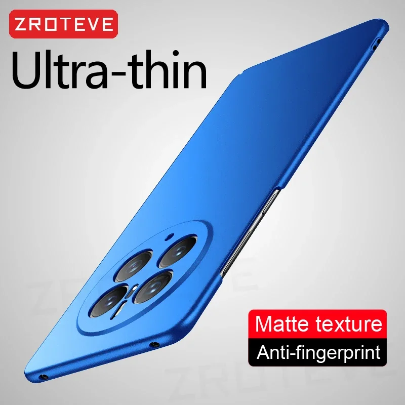 Dla Mate50 Pro pokrowiec na chroteve Slim Hard PC matowe etui do Huawei Mate 50 40 60 Pro Plus Mate40 Mate60 Pro + globalne etui na telefony
